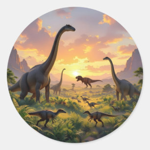 Echoes Of The Ancient World -  Classic Round Sticker