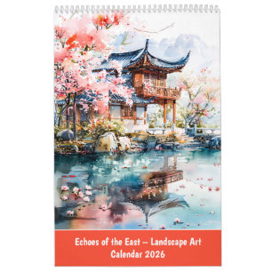 Echoes of the East – Landscape Art Calendar 2026