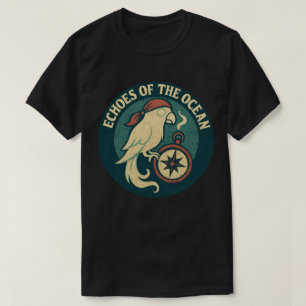 Echoes Of The Ocean Pirate Parrot T-Shirt