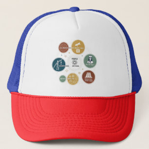 "Echoes of the Past – Historical-Inspired Design Trucker Hat