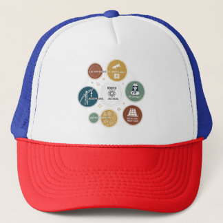 "Echoes of the Past – Historical-Inspired Design Trucker Hat