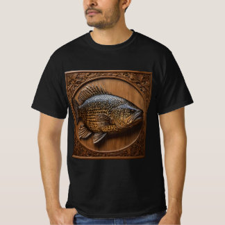 Echoes of the River: Murray Cod Wood Print, T-Shirt