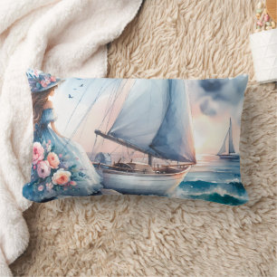 Echoes of the Tide Lumbar Cushion