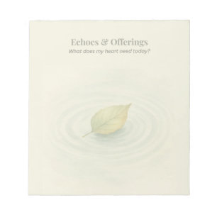 Echoes & Offerings Daily Reflection Notepad