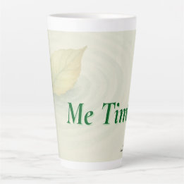Echoes & Offerings | “Me Time” with Floating Leaf Latte Mug
