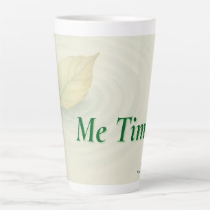 Echoes & Offerings   “Me Time” with Floating Leaf Latte Mug