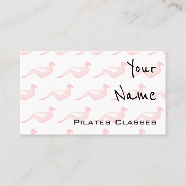 "Echoes" Pilates Business Cards (Front)