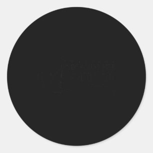 Echoing Her Battle Cry Dom Christian Classic Round Sticker