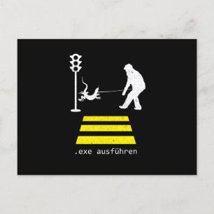 Echse Ausfhren Programmierer Coder Programmer Gift Postcard