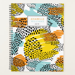 Eclectic Animal Print Personalised Planner