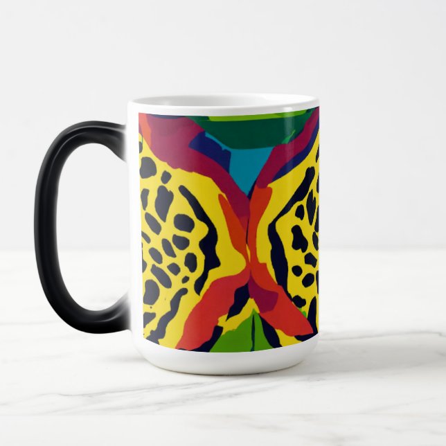 Eclectic Animal Prints Morphing Mug - 15 oz   (Left)