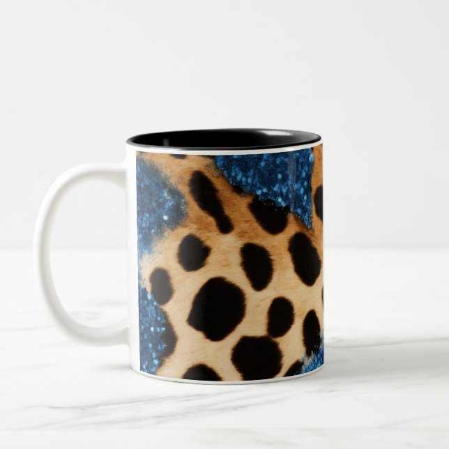 Eclectic Animal Prints - Two-Tone Mug 11 oz   (Left)