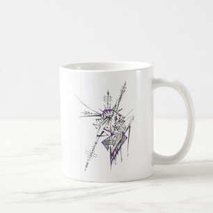 Eclectic Colourful Abstract Tribal Tattoo Art Coffee Mug