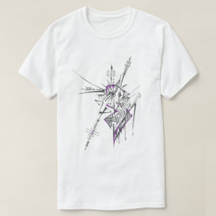 Eclectic Colourful Abstract Tribal Tattoo Art T-Shirt