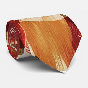 Eclectic Feather Boho Neck Tie