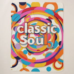 "Eclectic Soul" Sherpa Blanket