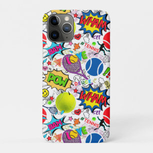 😍🤩Eclectic tennis🎾 pattern  iPhone 11 Pro Case