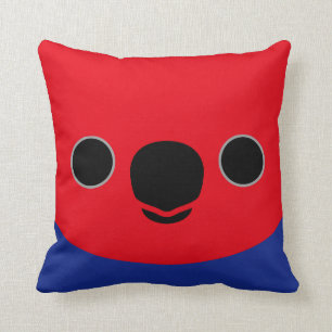 Eclectus Parrot (Female) Cushion