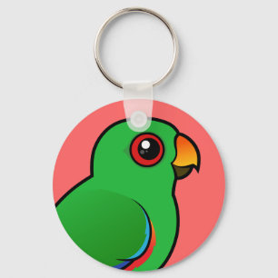 Eclectus Parrot male Key Ring