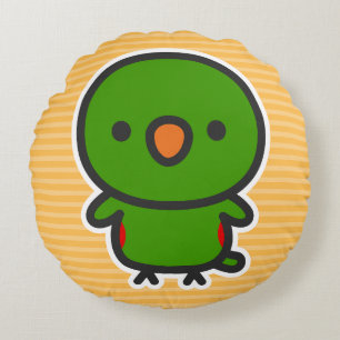Eclectus Parrot / Male Round Cushion