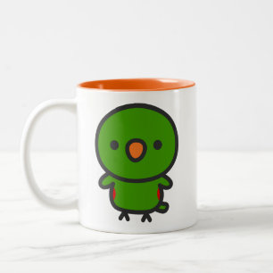 Eclectus Parrot / Male Two-Tone Coffee Mug