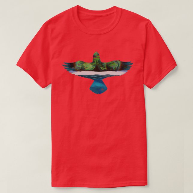 Eclectus silhouette T-Shirt (Design Front)