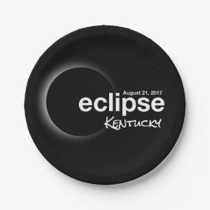 eclipse 2017 Kentucky Paper Plate