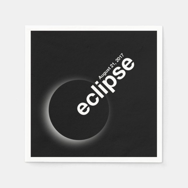 Eclipse  2017 napkin (Front)