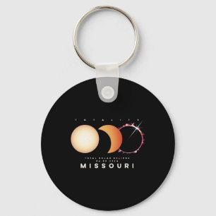 Eclipse 2024 Missouri Total Eclipse Astronomy Grap Key Ring