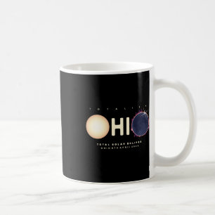 Eclipse 2024 Ohio Total Eclipse Astronomy Graphic Coffee Mug