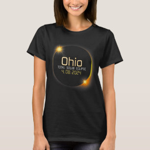 Eclipse 2024 Shirt State Ohio Total Solar Eclipse