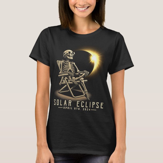 Eclipse 2024 Shirt Total Eclipse April 8th 2024 Sk (Front)