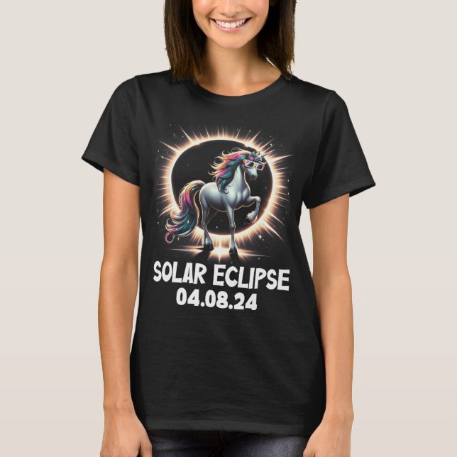 Eclipse 2024 Shirt Total Eclipse April 8th 24 Unic (Front)