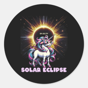 Eclipse 2024 Shirt Total Eclipse April 8th 24 Unic Classic Round Sticker