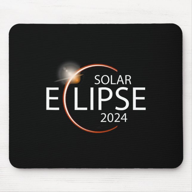 Eclipse 2024 Shirt Total Solar Eclipse Party  Mouse Pad (Front)