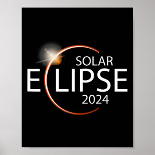 Eclipse 2024 Shirt Total Solar Eclipse Party Poster
