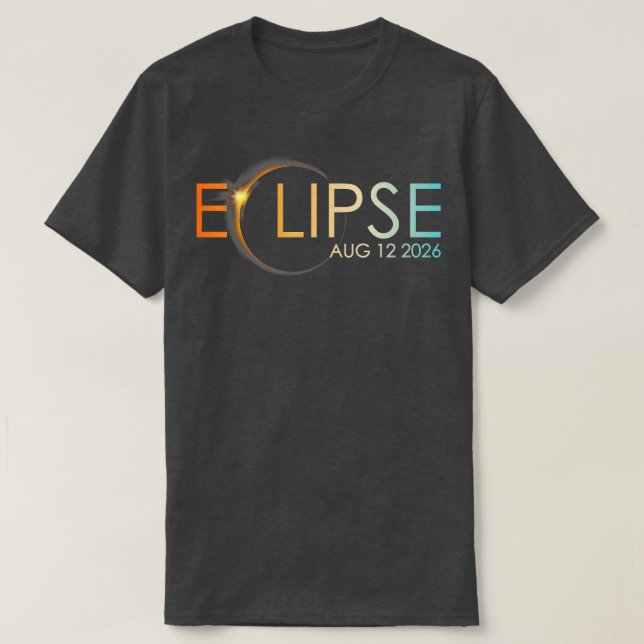 Eclipse 2026 T-Shirt (Design Front)