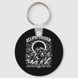 Eclipse Chaser Spain Total Solar Eclipse 2026 Key Ring