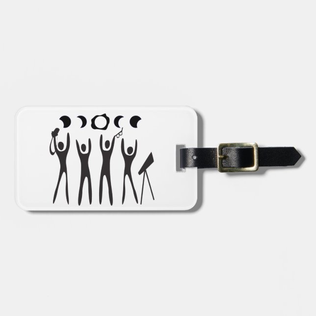 Eclipse Chasers Logo Luggage Tag (Front Horizontal)