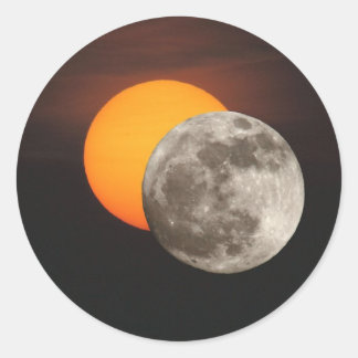 Eclipse Classic Round Sticker