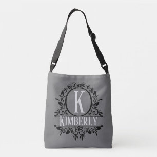 "Eclipse" Customisable Monogram  Crossbody Bag