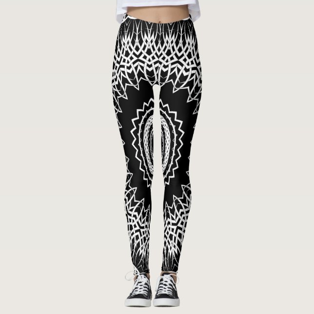Eclipse Mandala Leggings (Front)