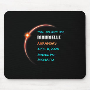 Eclipse Maumelle Arkansas Total Solar Eclipse 2024 Mouse Pad