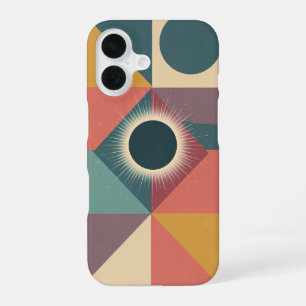 Éclipse Minimaliste Géométrique iPhone 16 Case