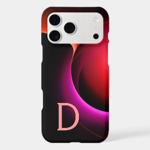 ECLIPSE MONOGRAM Vibrant black red pink
