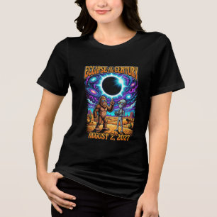 Eclipse Of The Century August 2,2027 Historic Tri-Blend Shirt