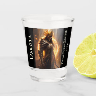 Eclipse of the Sun Avatar Add His Name Shot Glass