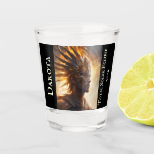 Eclipse of the Sun Avatar Add His Name Shot Glass