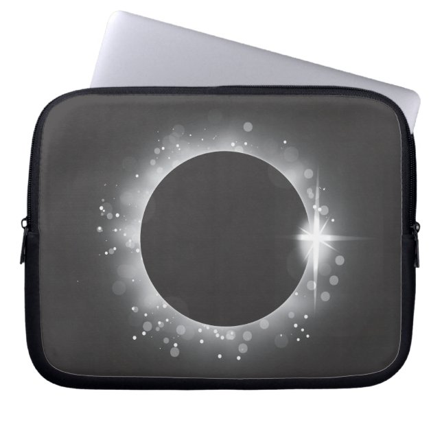 Eclipse of the sun laptop sleeve (Front)
