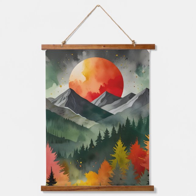 Eclipse Over the Wild Hanging Tapestry (Front)